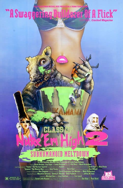 Horror Movie Review: Class of Nuke ‘Em High 2: Subhumanoid Meltdown (1991)