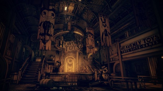 Download Explore the twisted world of Bendy and the Ink Machine