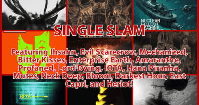 Single Slam: Ihsahn, Evil Scarecrow, Mechanized, Bitter Kisses, Enterprise Earth, Amaranthe, Profaned, Lord Dying, IOTA, Hana Piranha, Mutes, Neck Deep, Bloom, Darkest Hour, East Capri, and Heriot!