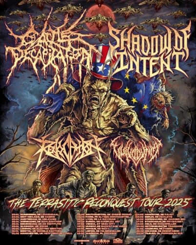 Cattle Decapitation Terrasitic Reconquest Tour Poster