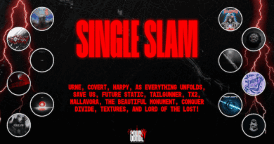 Single Slam: Urne, Covert, Harpy, As Everything Unfolds, Save Us, Future Static, Tailgunner, TX2, Mallavora, The Beautiful Monument, Conquer Divide, Textures, and Lord of the Lost!