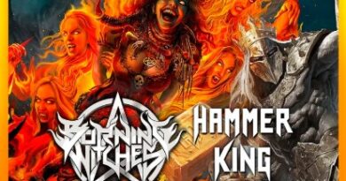 The Witches & Kings Tour 2026 Burning Witches Hammer King Tour poster