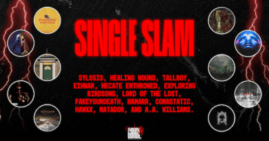 Single Slam: Sylosis, Healing Wound, Tallboy, Eihwar, Hecate Enthroned, Exploring Birdsong, Lord of the Lost, fakeyourdeath, Hamarr, Comastatic, Hawxx, Matador, and A.A. Williams!