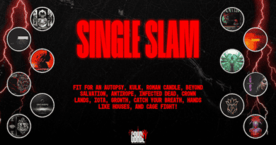 Single Slam: Fit for an Autopsy, Kulk, Roman Candle, Beyond Salvation, Antirope, Infected Dead, Crown Lands, IOTA, Growth, Catch Your Breath, Hands Like Houses, and Cage Fight!