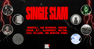 Single Slam: Moonspell, Bad Neighbour, Burning Circus, alt., Blackmarket, Melting, Civil Villains, and Negative Frame!