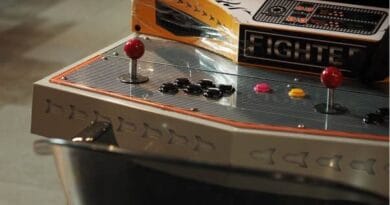 Arcade fighter controls and joysticks