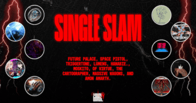 Single Slam: Future Palace, Space Pistol, Triggertone, Lumens, HANABIE., Moskito, Of Virtue, The Cartographer, Massive Wagons, and Amon Amarth!